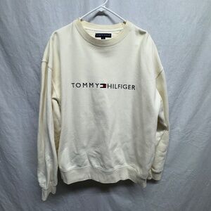 Cream Tommy Hilfiger Sweatshirt